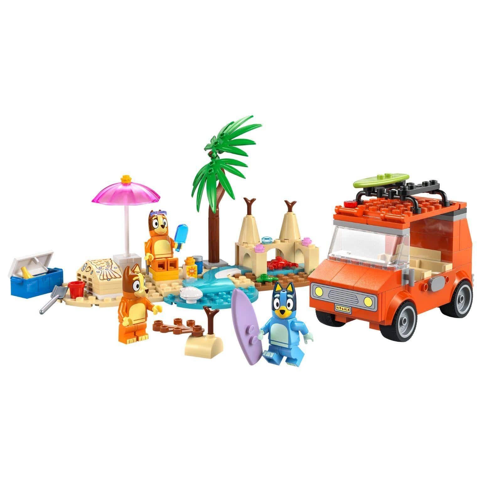 Lego Viagem de Carro à Praia com a Bluey ( Imagem 3 de 4 ) - Preview