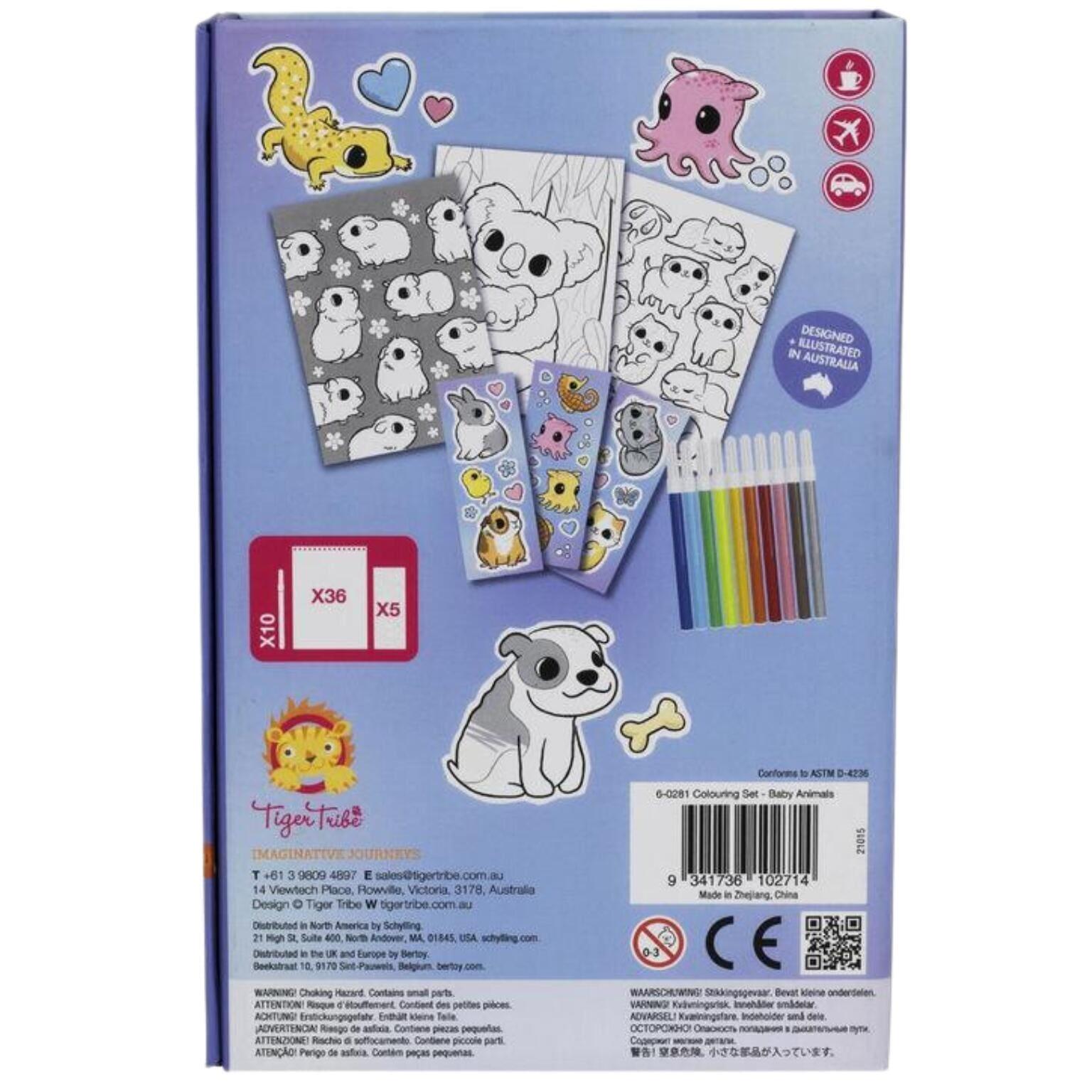 Conjunto Colorir Animais bebé ( Imagem 3 de 3 ) - Preview