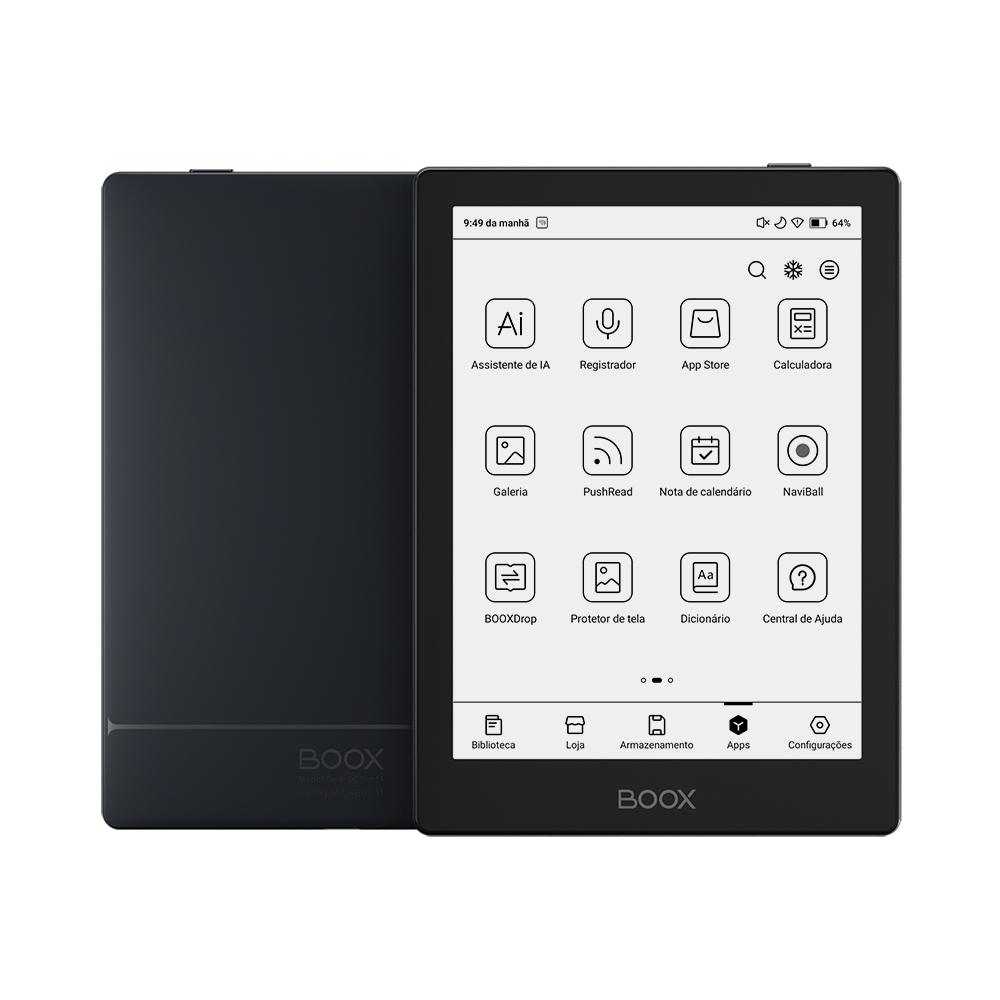 BOOX GO 6 (preto) ( Imagem 3 de 6 ) - Preview