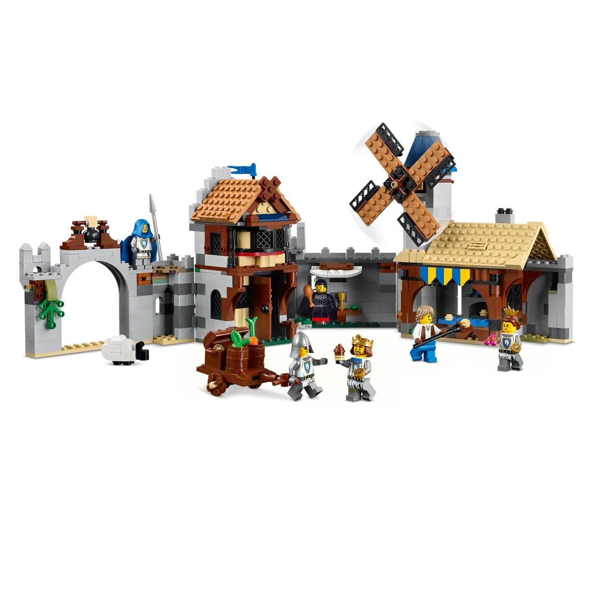 LEGO® Creator 3 em 1 - Castelo Medieval com Cavaleiro e Cavalo - 31168 ( Imagem 4 de 6 ) - Preview