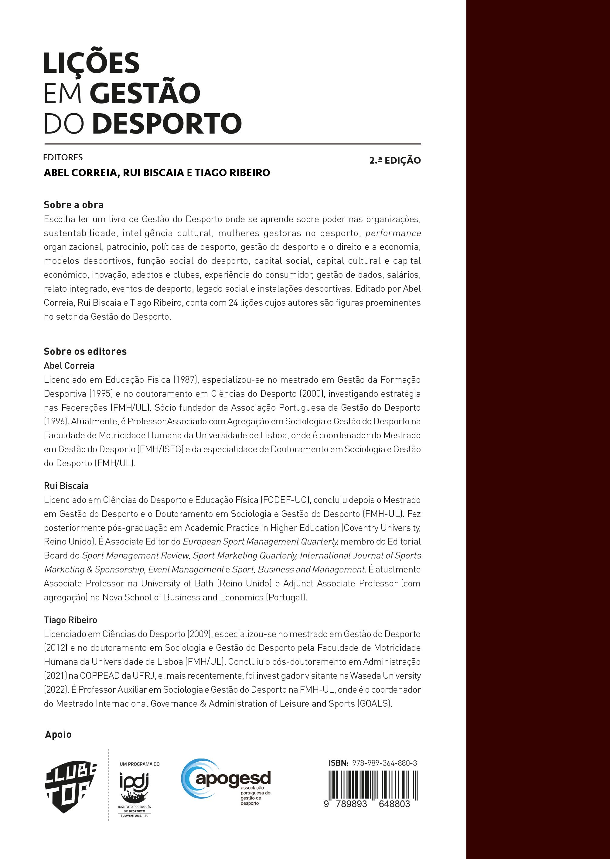 Lições em Gestão do Desporto ( Imagem 2 de 2 ) - Preview