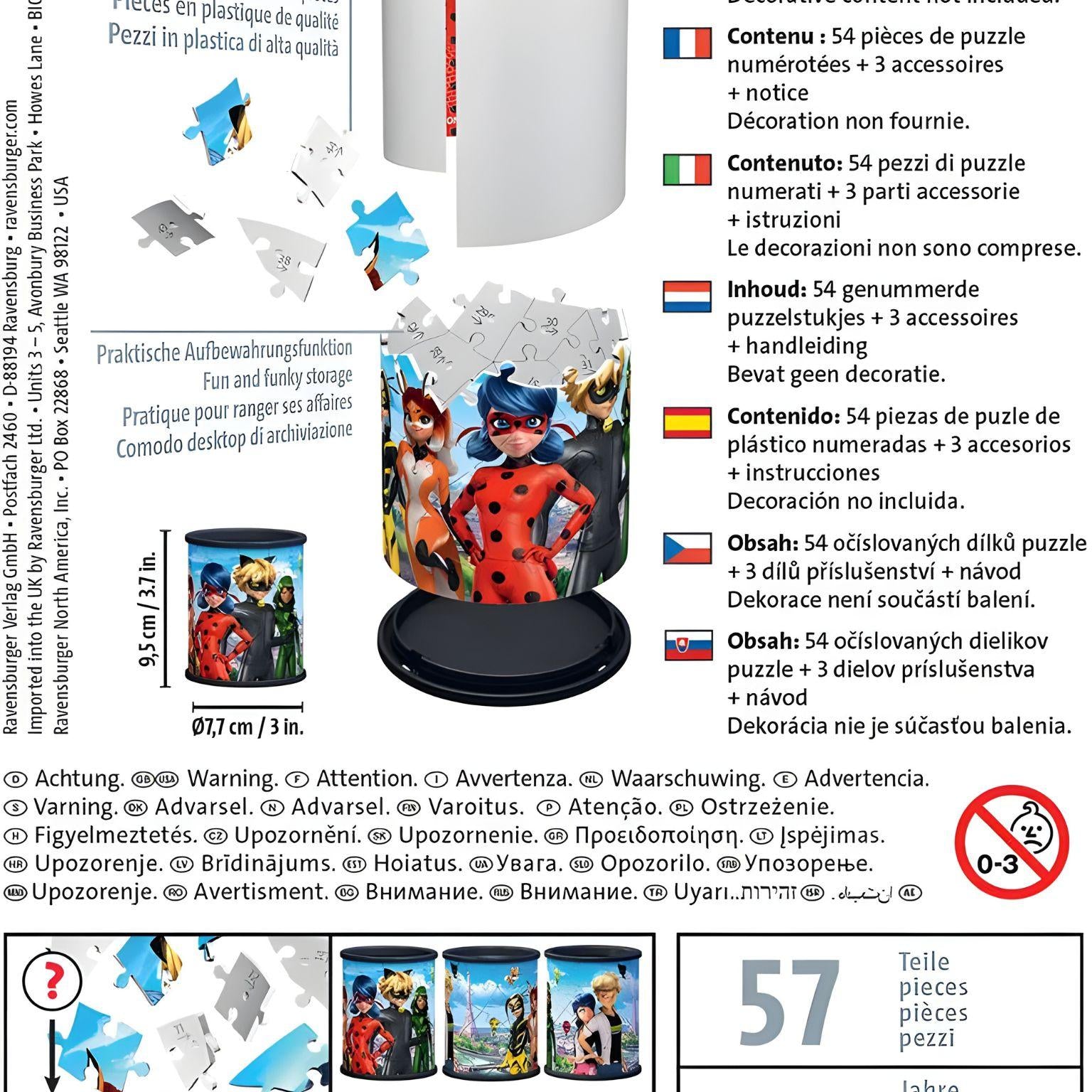 Puzzle 3D Ladybug ( Imagem 2 de 4 ) - Preview