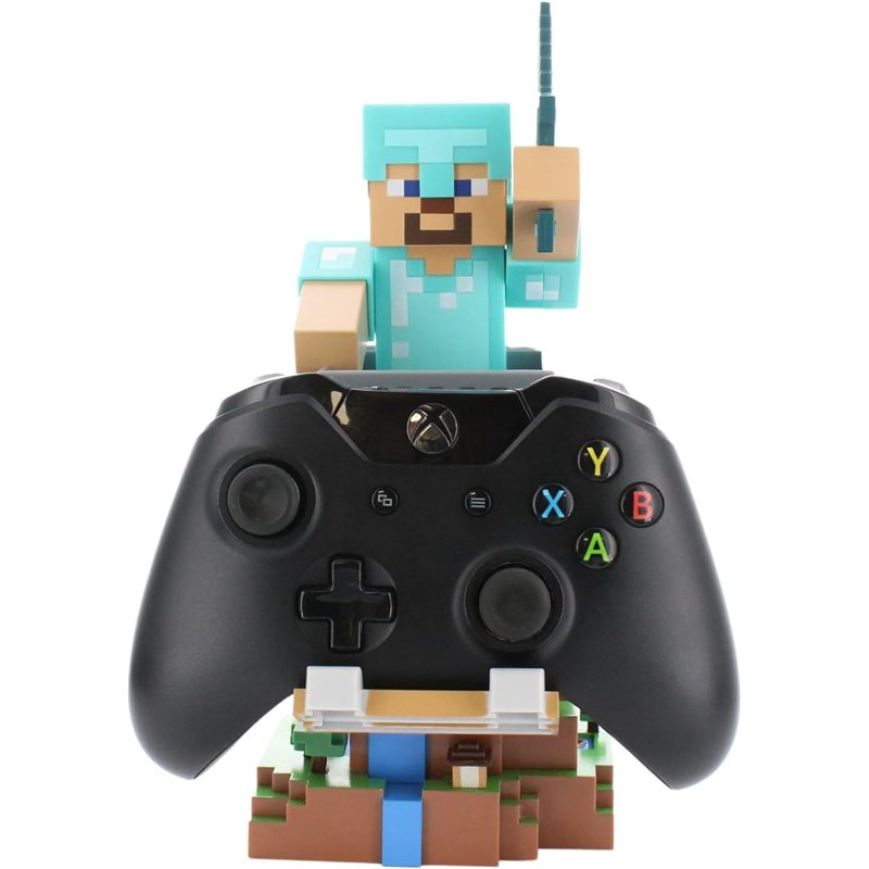 Suporte Cable Guy - Steve in Diamond Armour R.E.S.T ( Imagem 2 de 3 ) - Preview