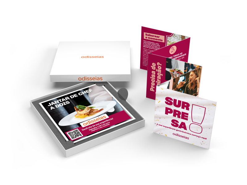 Pack Presente Odisseias - Jantar de Chef a Dois | Experiência gourmet | 2 pessoas ( Imagem 2 de 4 ) - Preview