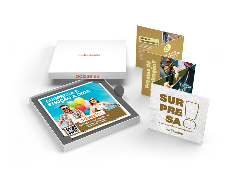 Pack Presente Odisseias - Surpresa e Emoção a Dois | Experiência SPA, gourmet ou aventura | 2 pessoas ( Imagem 2 de 4 ) - Preview