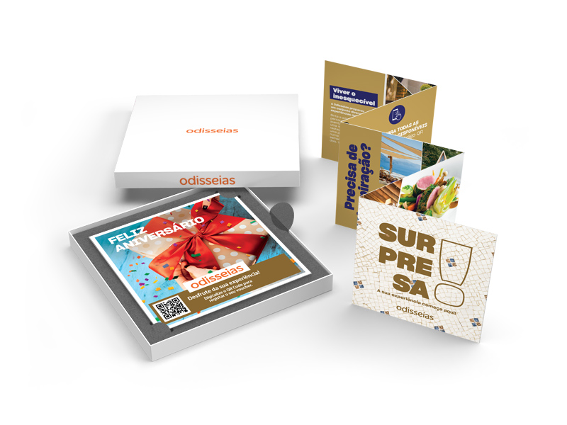 Pack Presente Odisseias - Feliz Aniversário | Experiência de alojamento, SPA, gourmet ou aventura | 1 ou 2 pessoas ( Imagem 2 de 4 ) - Preview