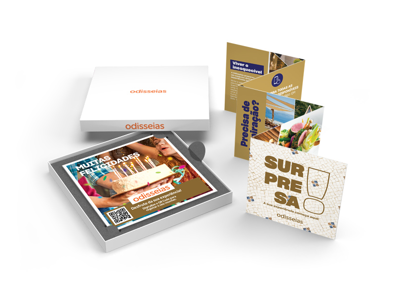 Pack Presente Odisseias - Muitas Felicidades | Experiência de alojamento, SPA, gourmet ou aventura | 1 ou 2 pessoas ( Imagem 2 de 4 ) - Preview