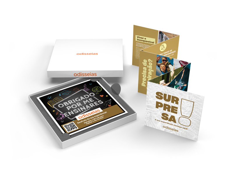 Pack Presente Odisseias - Obrigado por me ensinares! | Experiência de Spa, gourmet ou aventura | 1 ou 2 pessoas ( Imagem 2 de 4 ) - Preview