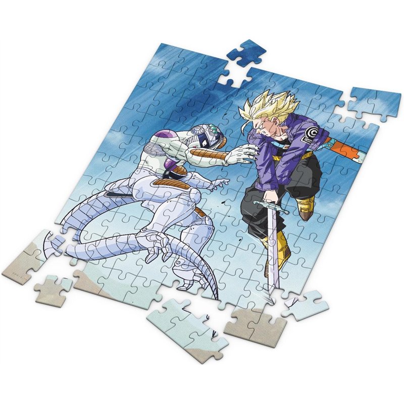 Puzzle Lenticular 3D Effect - Dragon Ball Z: Trunks vs Frieza (100 peças) ( Imagem 2 de 3 ) - Preview