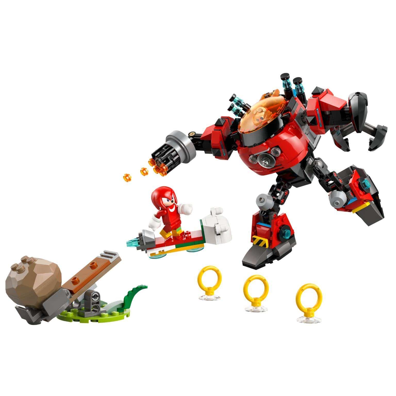 LEGO® Sonic the Hedgehog™ - Knuckles contra Robô Egg Crusher do Dr. Eggman - 77005 ( Imagem 2 de 6 ) - Preview
