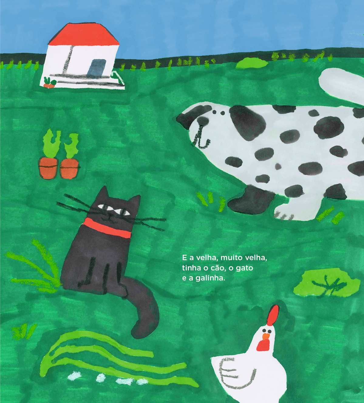 A Velha, o Cão, o Gato e a Galinha ( Imagem 3 de 4 ) - Preview