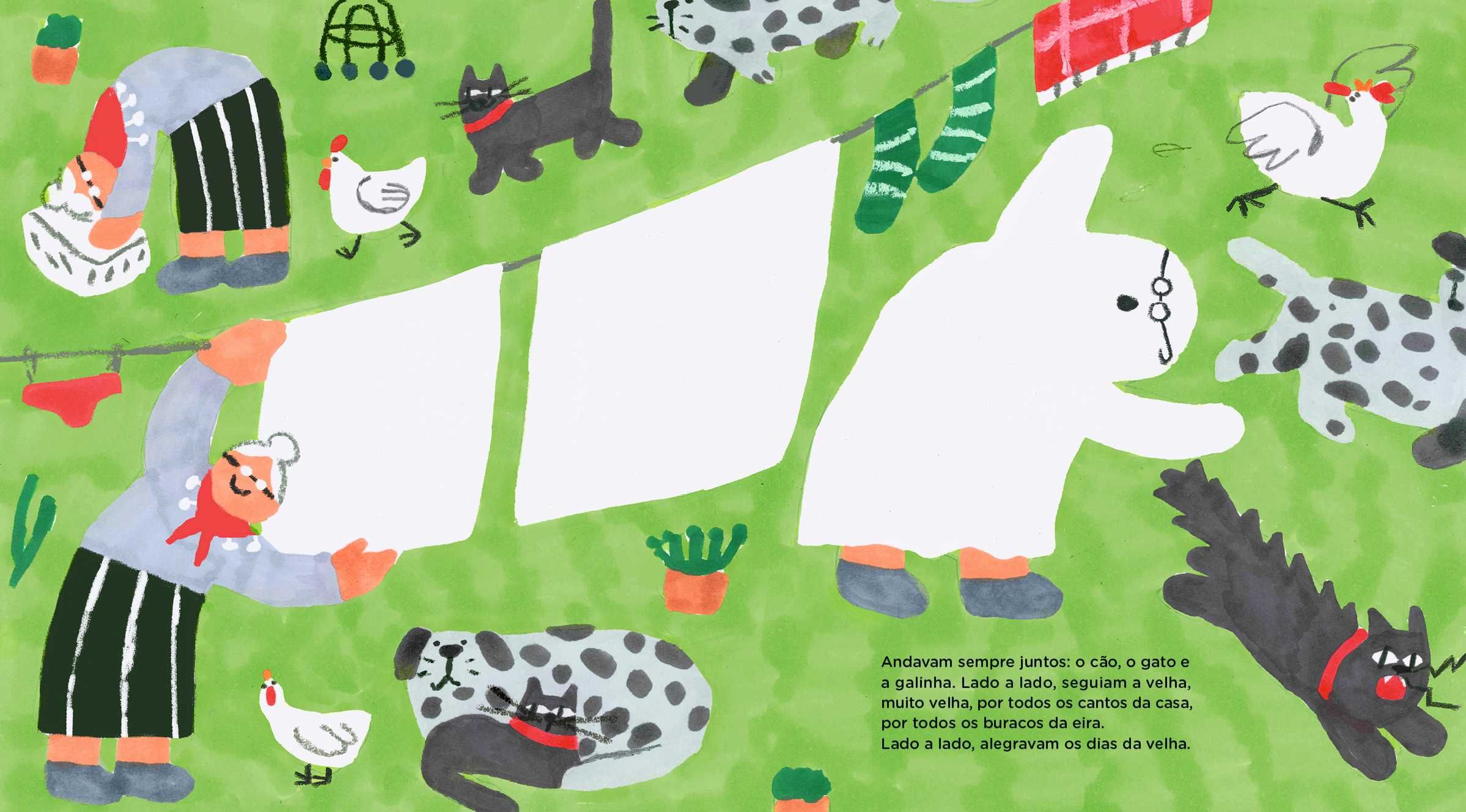 A Velha, o Cão, o Gato e a Galinha ( Imagem 4 de 4 ) - Preview