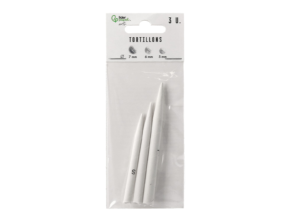 Esfuminho liderpapel saco de 3 unidades diâmetros sortidos 70 mm / 80 mm / 90 mm ( Imagem 5 de 7 ) - Preview
