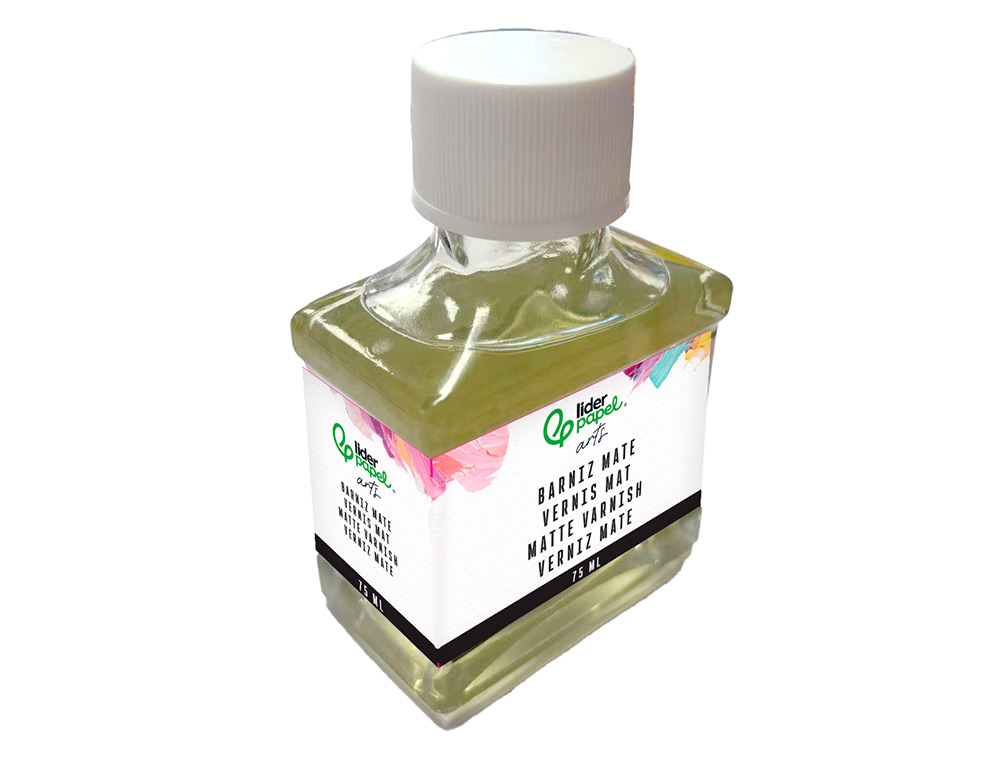 Verniz acabamento mate Liderpapel para pintura frasco de 75 ml ( Imagem 2 de 4 ) - Preview