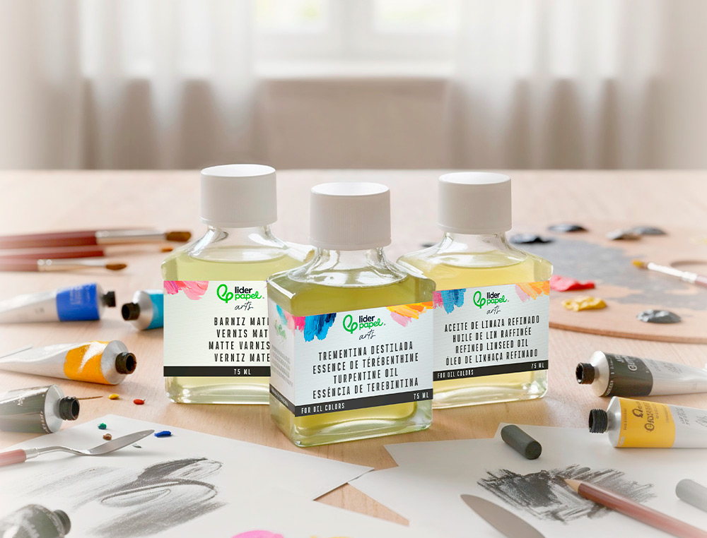 Verniz acabamento mate Liderpapel para pintura frasco de 75 ml ( Imagem 4 de 4 ) - Preview