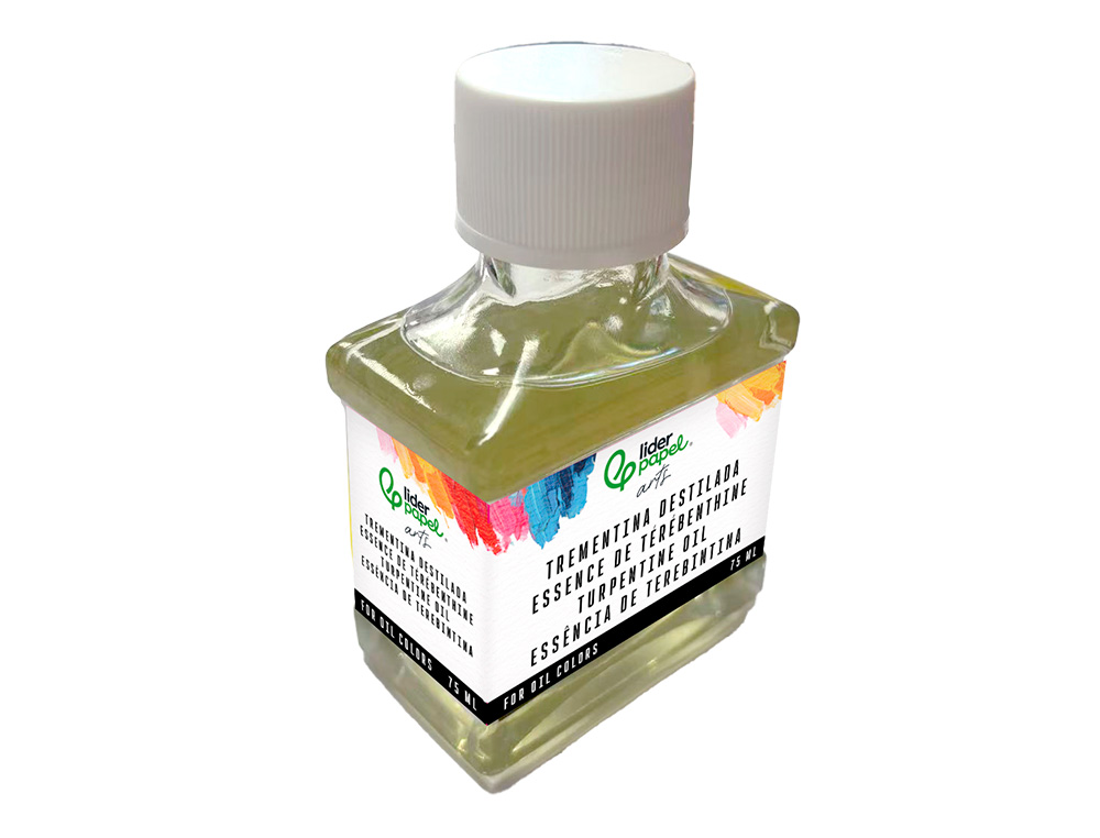 Trementina destilada liderpapel para oleo frasco de 75 ml ( Imagem 3 de 4 ) - Preview