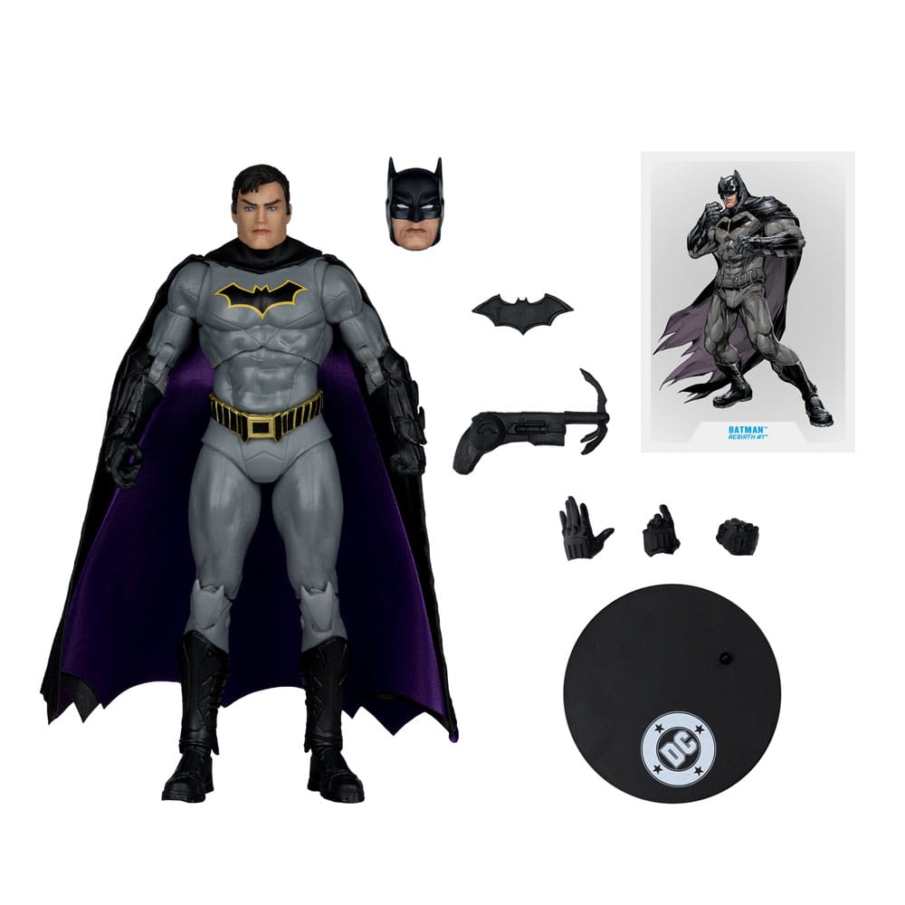 Action-Figure DC Rebirth DC Multiverse Batman (Gold Label) 18 cm ( Imagem 4 de 4 ) - Preview