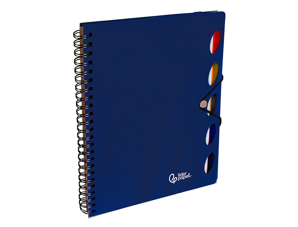 Caderno espiral liderpapel executive 100 fls a4 azul quad ( Imagem 3 de 9 ) - Preview