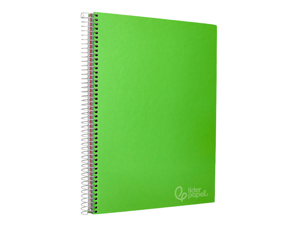 Caderno espiral liderpapel din a4 jolly capa forrada 140 f 75 gr quadricula 5mm 5 bandas de cores 4 furos cor verde ( Imagem 5 de 15 ) - Preview
