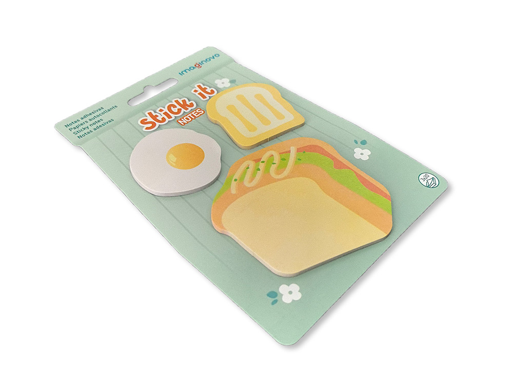 Bloc notas adhesivas imaginovo foodies sandwich 20 hojas tamaños surtidos ( Imagem 5 de 6 ) - Preview