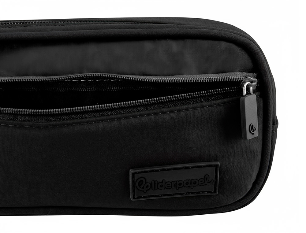 Antarctic school pencil case with 2 zippers and handle, 220 x 100 mm, color 1. ( Imagem 4 de 7 ) - Preview