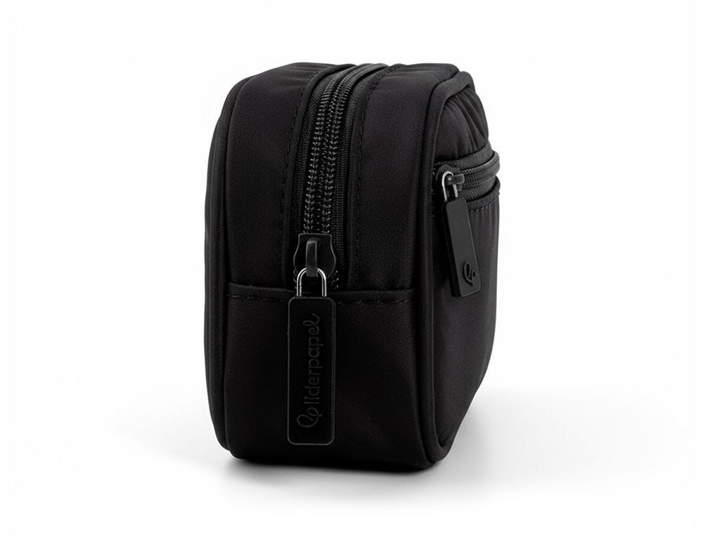 Antarctic school pencil case with 2 zippers and handle, 220 x 100 mm, color 1. ( Imagem 5 de 7 ) - Preview