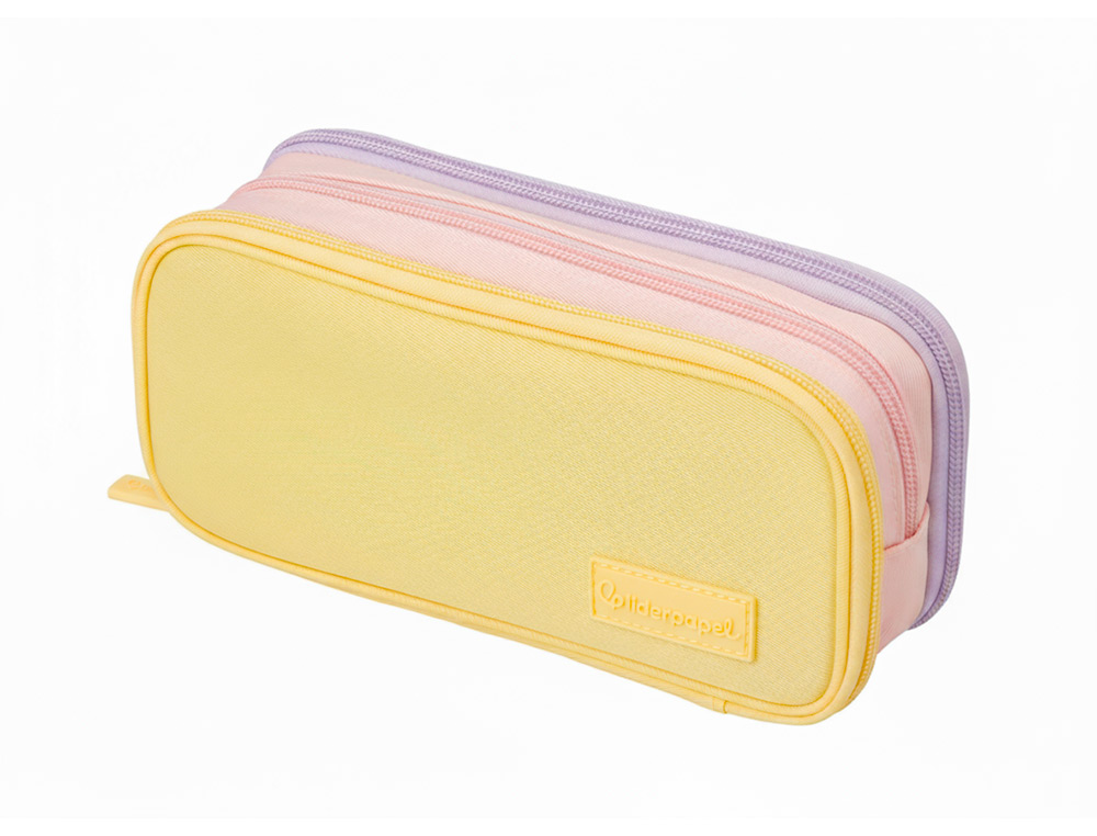 Antartik cylindrical school pencil case with a zipper and handle, 210x60x60 mm, color 3. ( Imagem 4 de 8 ) - Preview