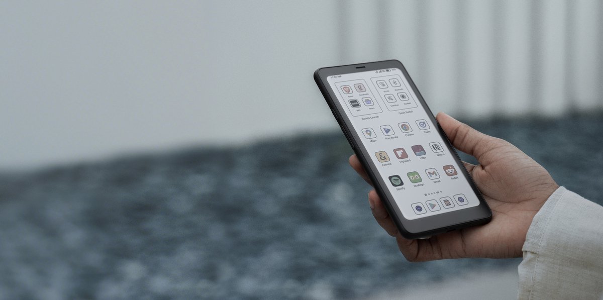 Leitor de e-books BOOX Palma2 Pro - Preto - Potente leitor de e-books com tela colorida de 6,13" em formato de smartphone, com Android 15, slot híbrid ( Imagem 3 de 4 ) - Preview