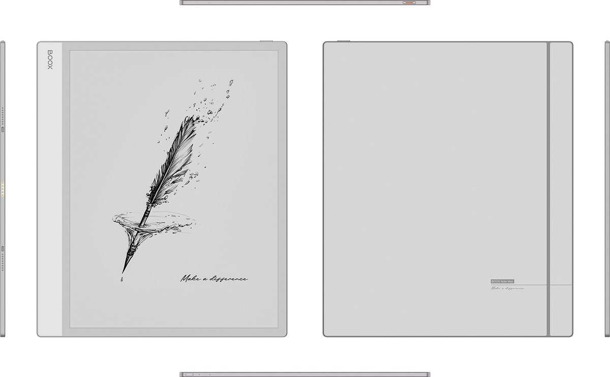 BOOX Note Max - 13.3" e-ink tablet, Google Play Store, A4 format ( Imagem 3 de 4 ) - Preview