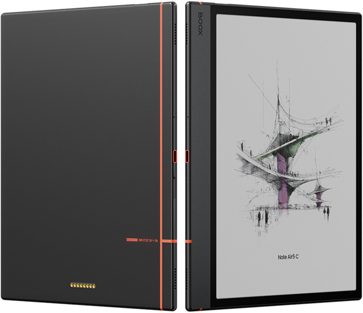 BOOX Note Air5 C - Leitor de e-books com tela de tinta eletrónica colorida, tablet para desenho, Android 15, Play Store, BSR, caneta stylus 3 ( Imagem 2 de 4 ) - Preview