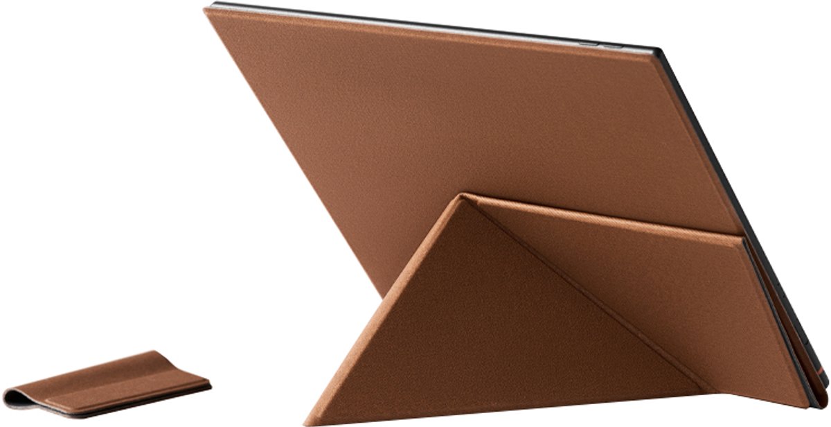 Capa com suporte magnético Boox Note Air5 C - Marrom ( Imagem 3 de 4 ) - Preview
