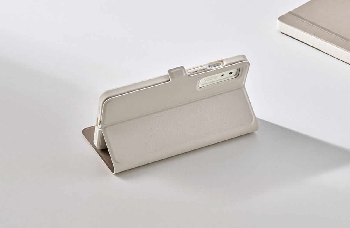 Capa Flip BOOX para Palma2 - Branca - Com prática função de suporte - Protege seu e-reader na frente e atrás ( Imagem 4 de 4 ) - Preview