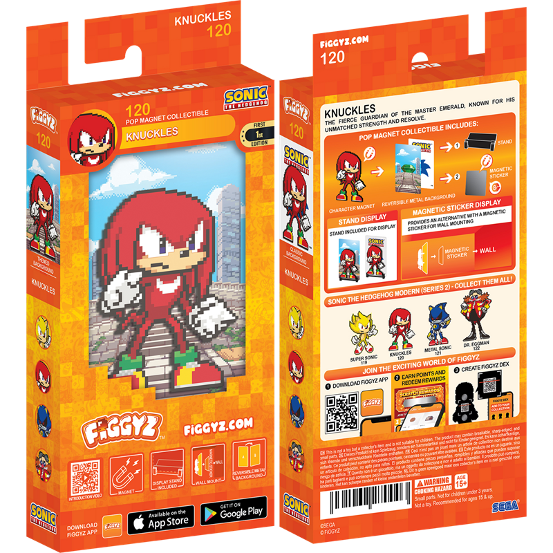 Figura FiGGYZ - Sonic the Hedgehog (Modern) - Knuckles ( Imagem 2 de 2 ) - Preview