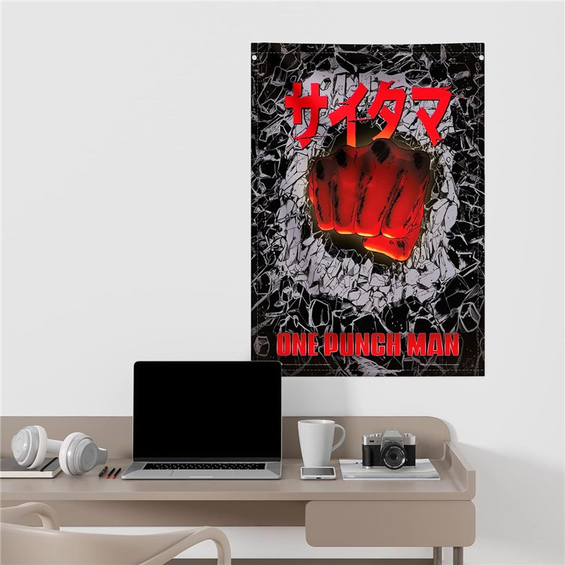 Fabric Poster / Wall Roll (70x100cm) - One Punch Man ( Imagem 2 de 2 ) - Preview