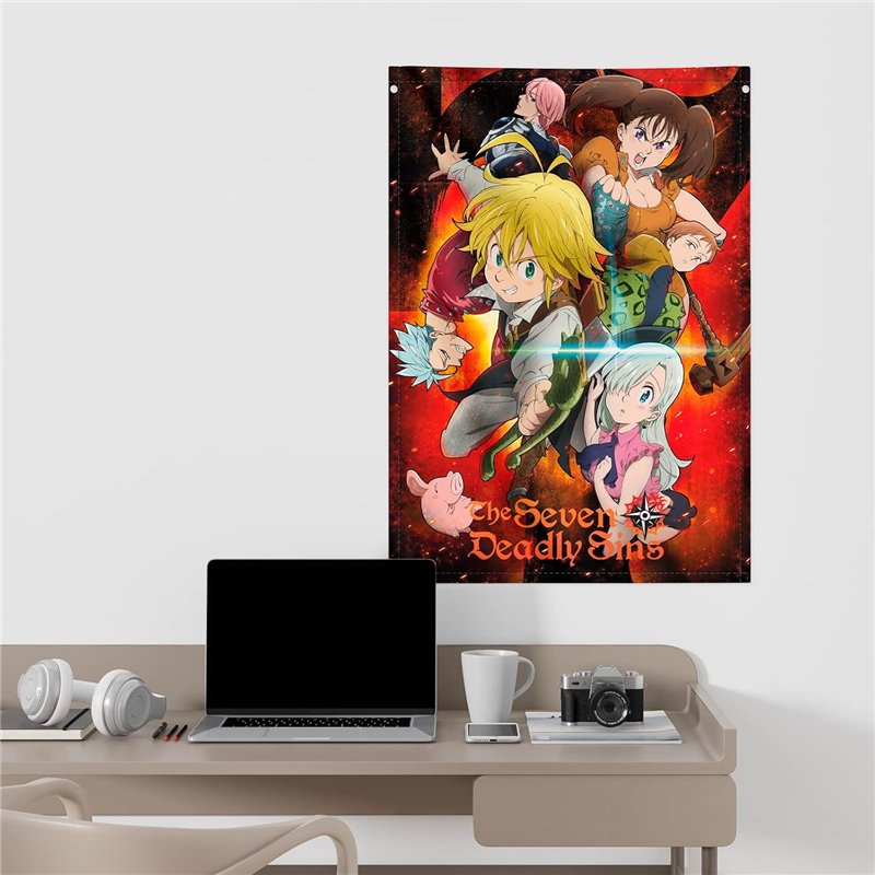 Poster de Tecido / Wall Scroll (70x100cm) - The Seven Deadly Sins ( Imagem 2 de 2 ) - Preview