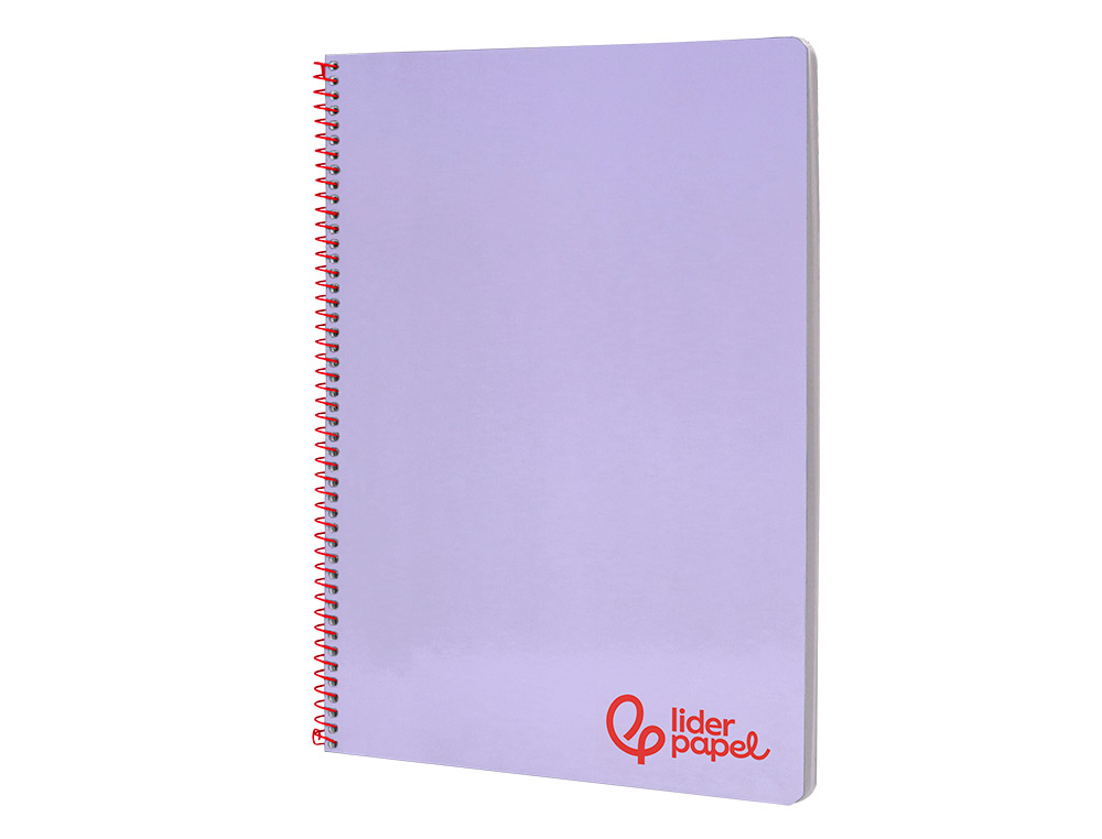 Caderno espiral liderpapel a4 wonder capa plastico 80f 90gr quadricula 4mm com margem violeta ( Imagem 4 de 16 ) - Preview