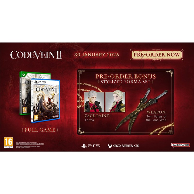 Code Vein II PS5 ( Imagem 2 de 2 ) - Preview