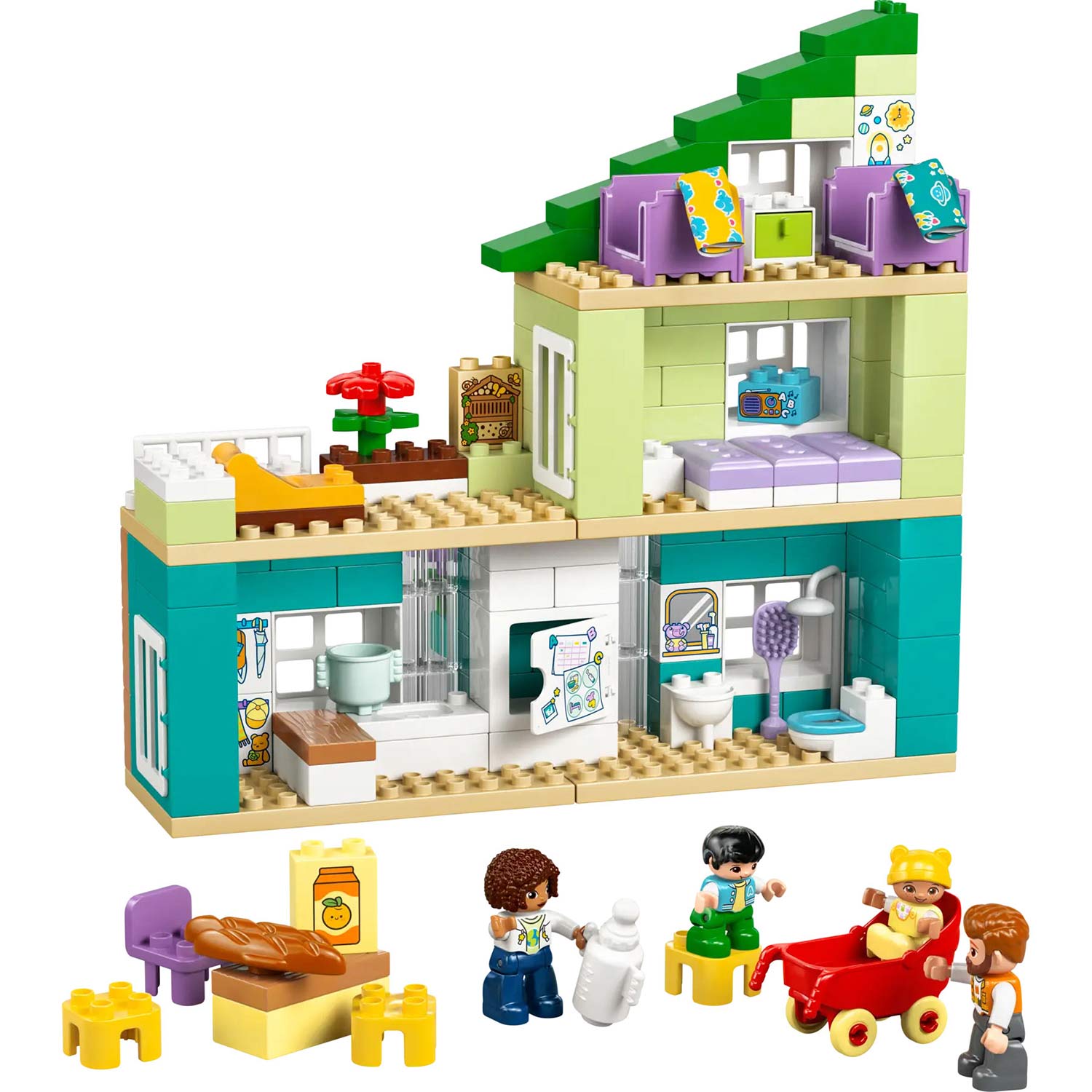 Lego Duplo Casa Da Família Moderna 3 Em 1 Com Figuras 10470 ( Imagem 2 de 4 ) - Preview