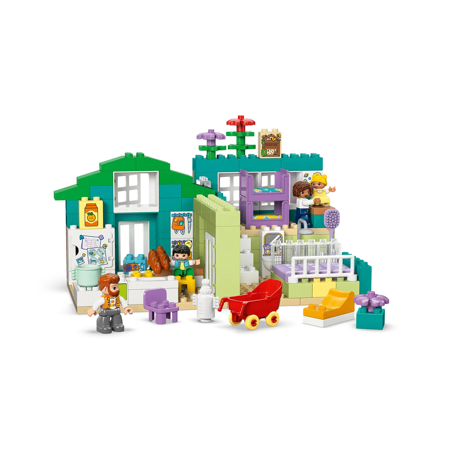 Lego Duplo Casa Da Família Moderna 3 Em 1 Com Figuras 10470 ( Imagem 3 de 4 ) - Preview