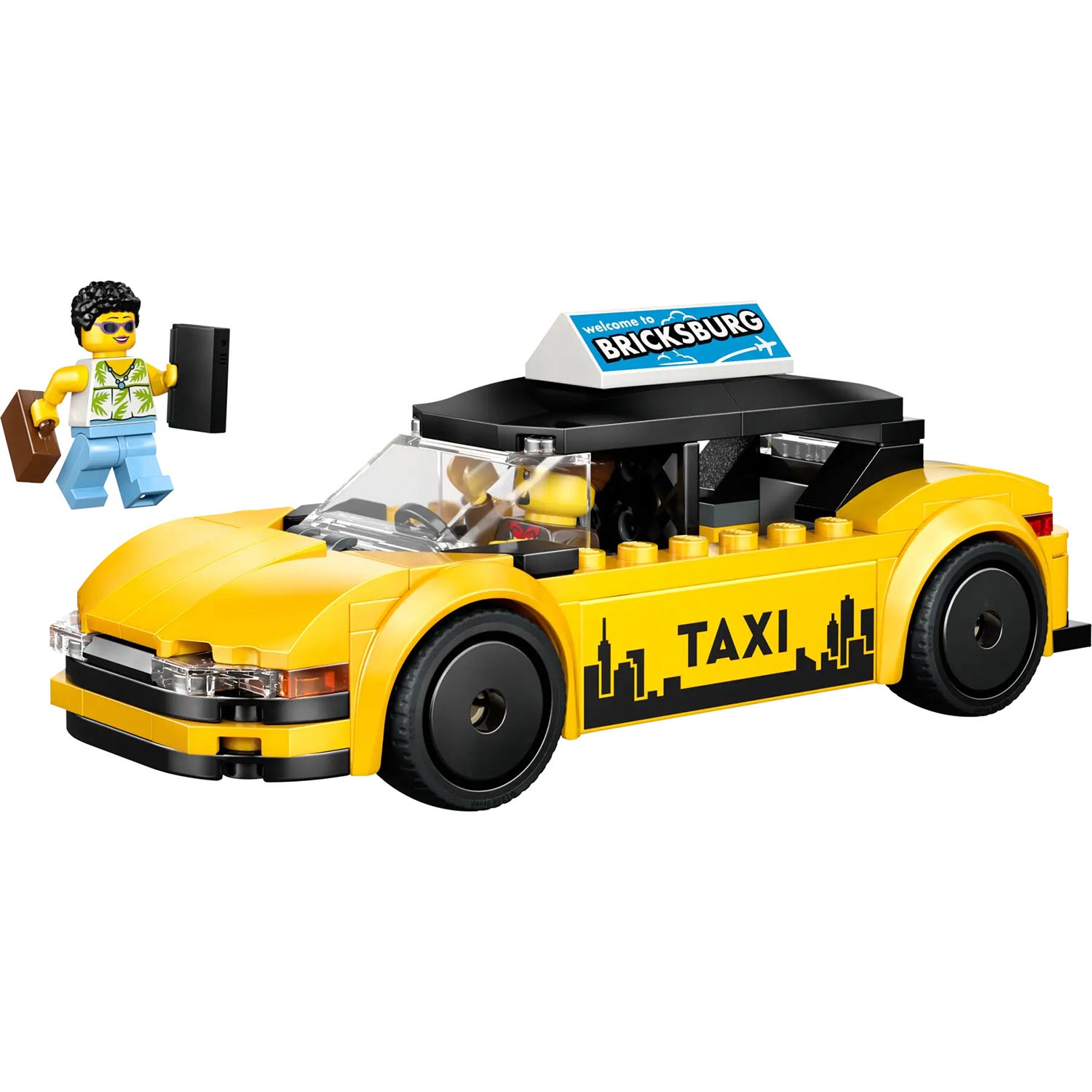 Lego City Taxi Amarelo 60487 ( Imagem 2 de 4 ) - Preview