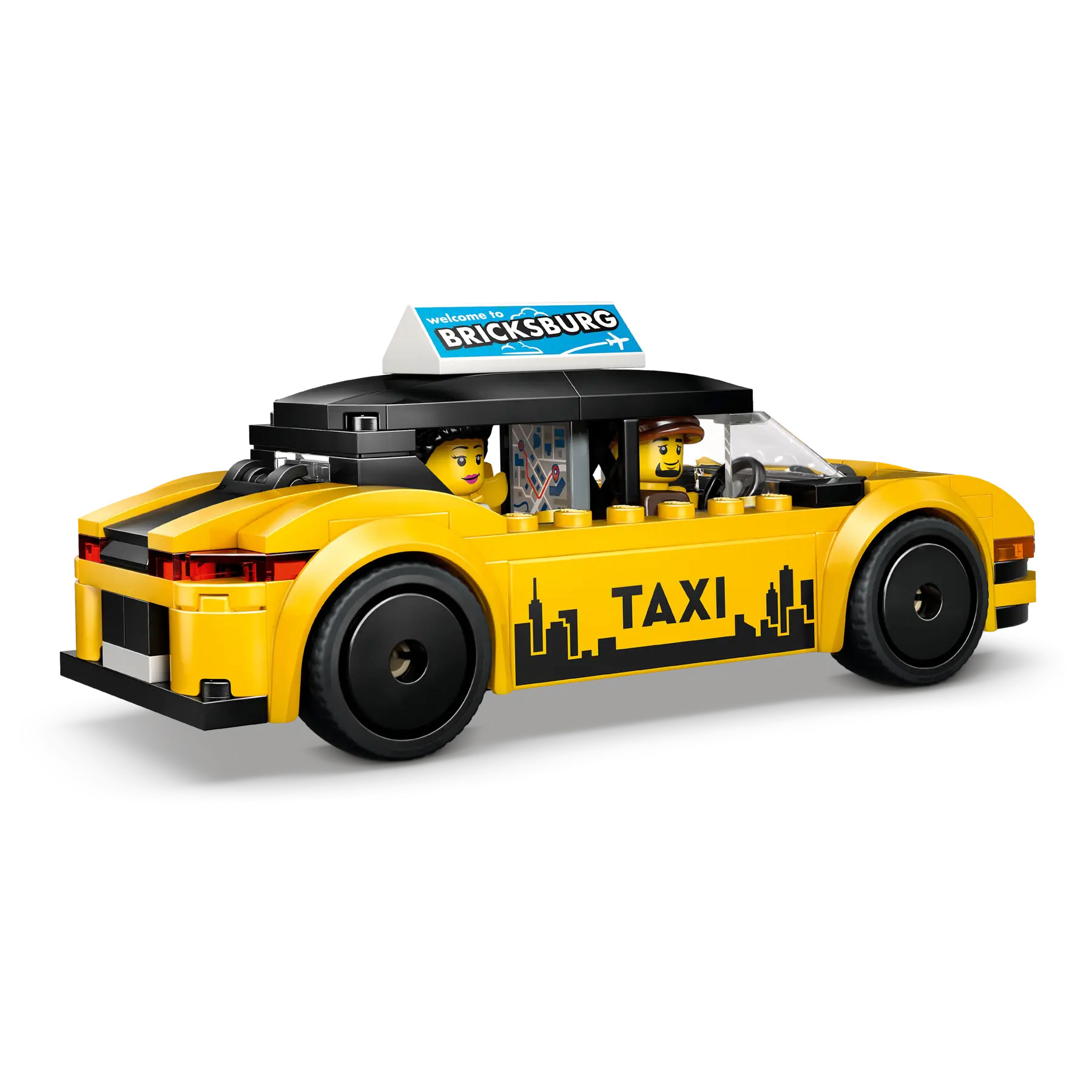 Lego City Taxi Amarelo 60487 ( Imagem 4 de 4 ) - Preview
