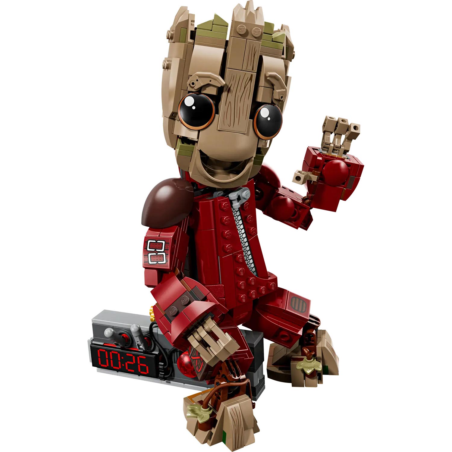 Lego Marvel Groot Com Macacao Dos Ravager 76341 ( Imagem 2 de 4 ) - Preview