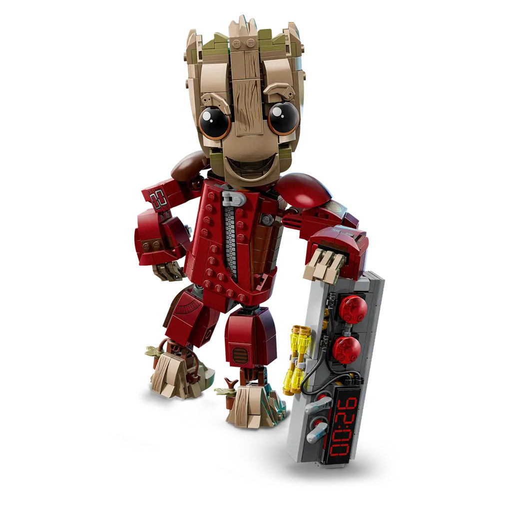 Lego Marvel Groot Com Macacao Dos Ravager 76341 ( Imagem 3 de 4 ) - Preview