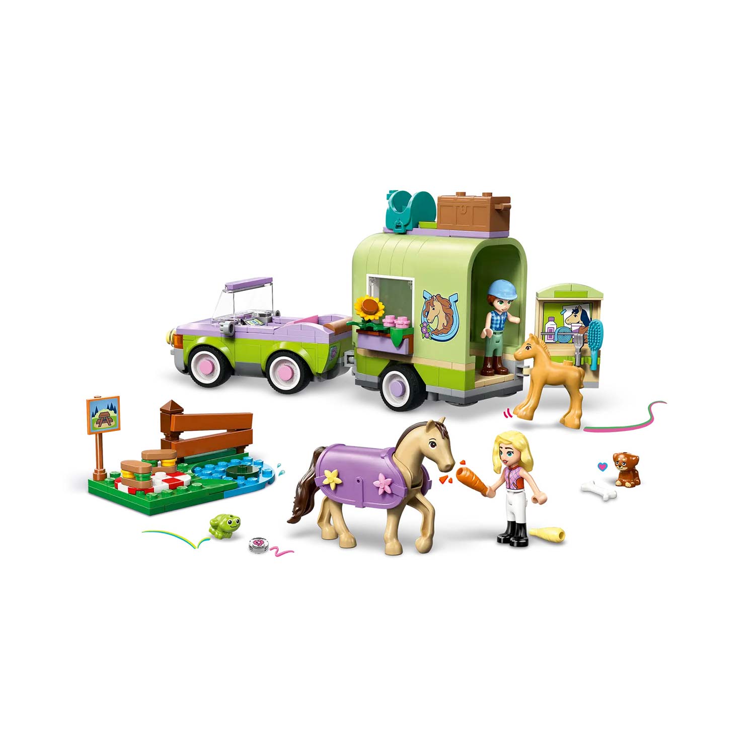 Lego Friends Reboque Para Cavalo E Potro 42695 ( Imagem 3 de 4 ) - Preview