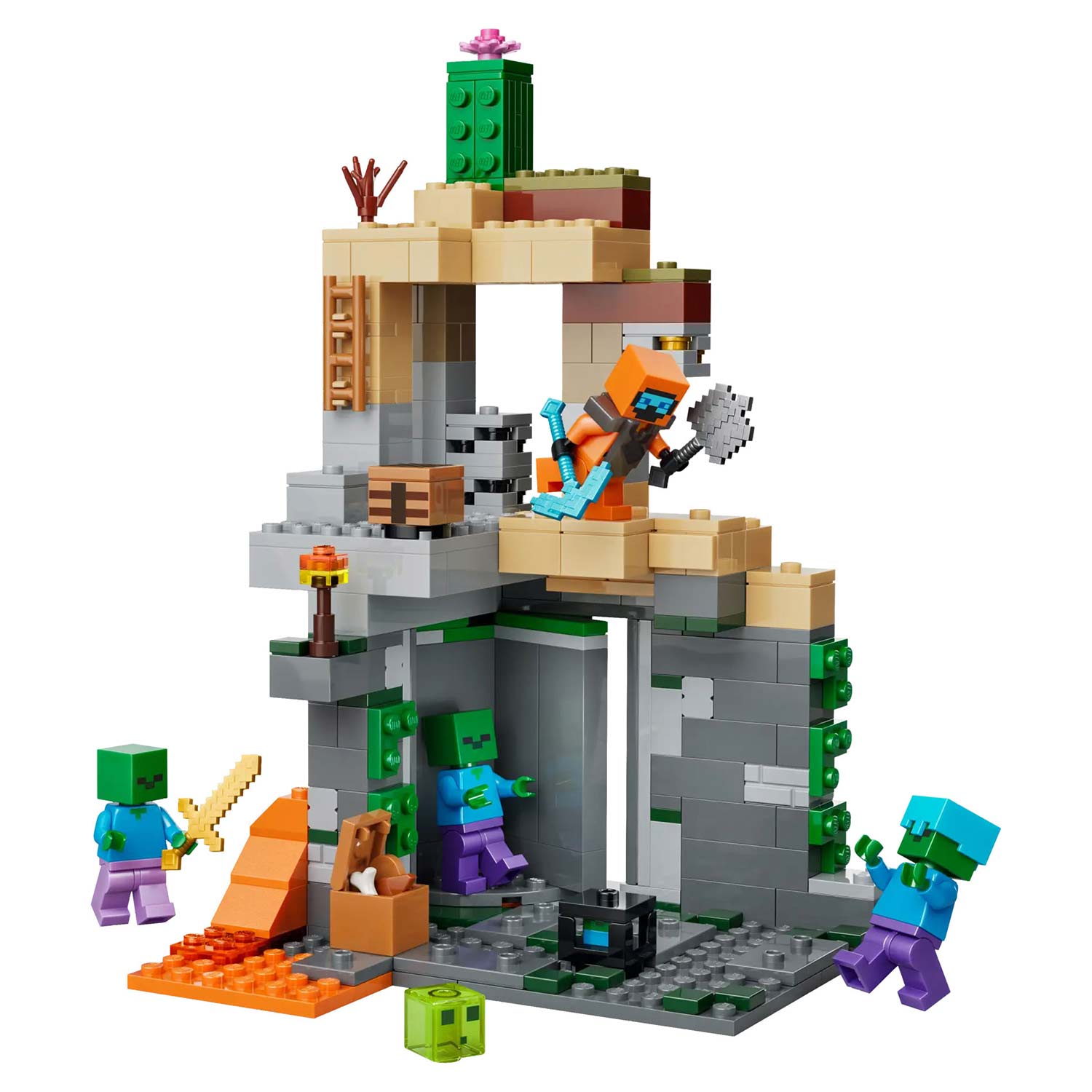 Lego Minecraft Masmorra De Zombies 21587 ( Imagem 2 de 4 ) - Preview