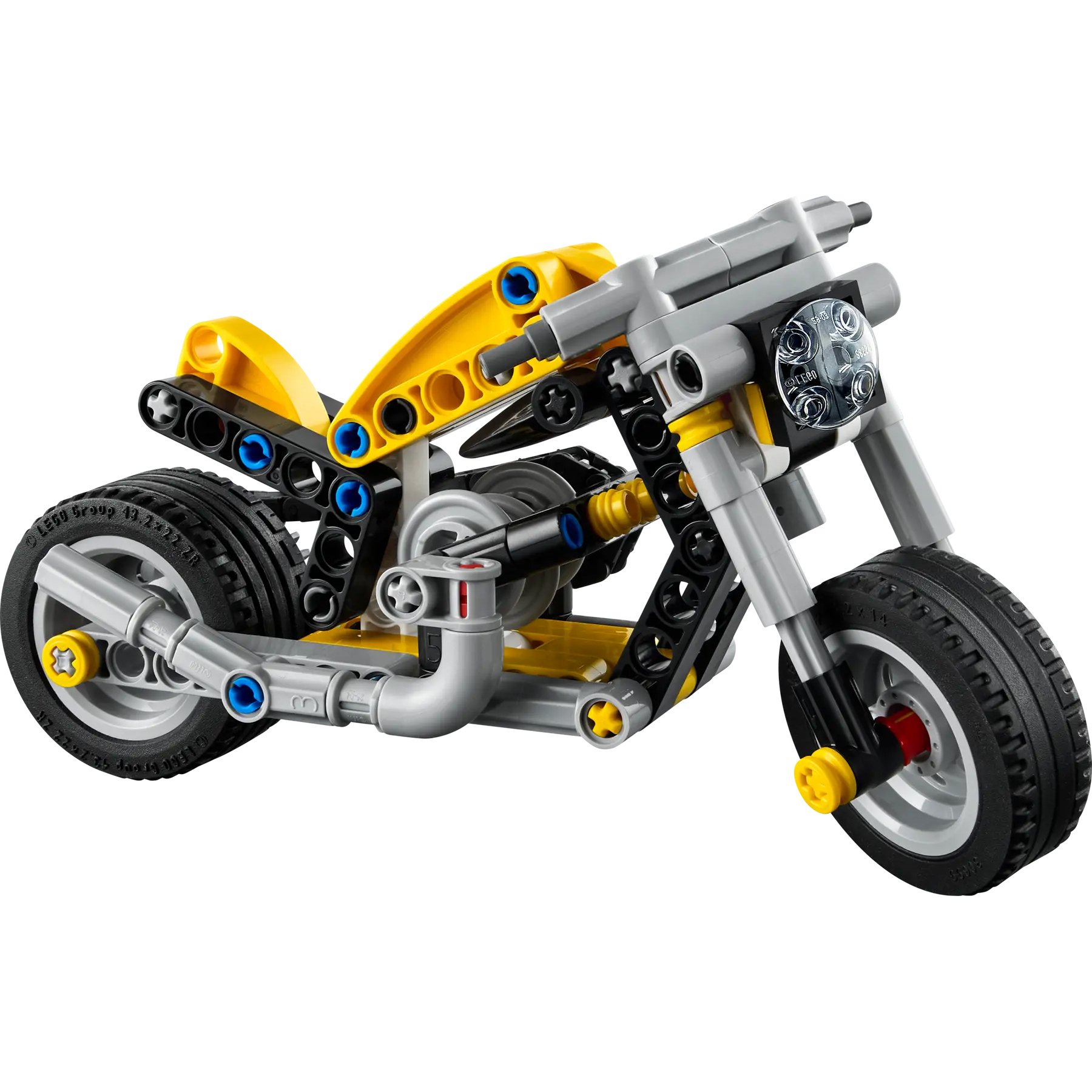 Lego Technic Motocicleta Amarela 42225 ( Imagem 2 de 3 ) - Preview