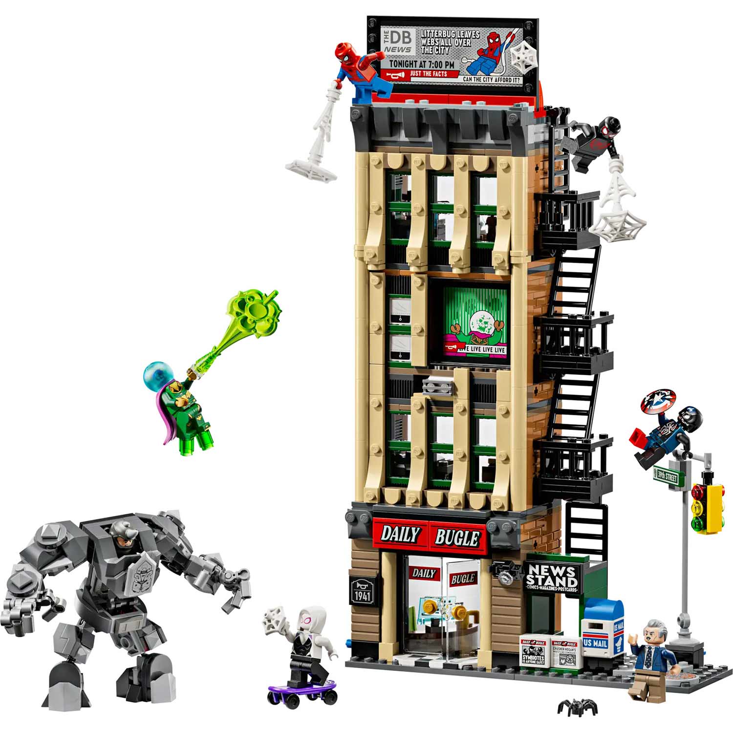 Lego Marvel Spider-Man Contra Mysterio: O Daily Bugle 76342 ( Imagem 2 de 4 ) - Preview
