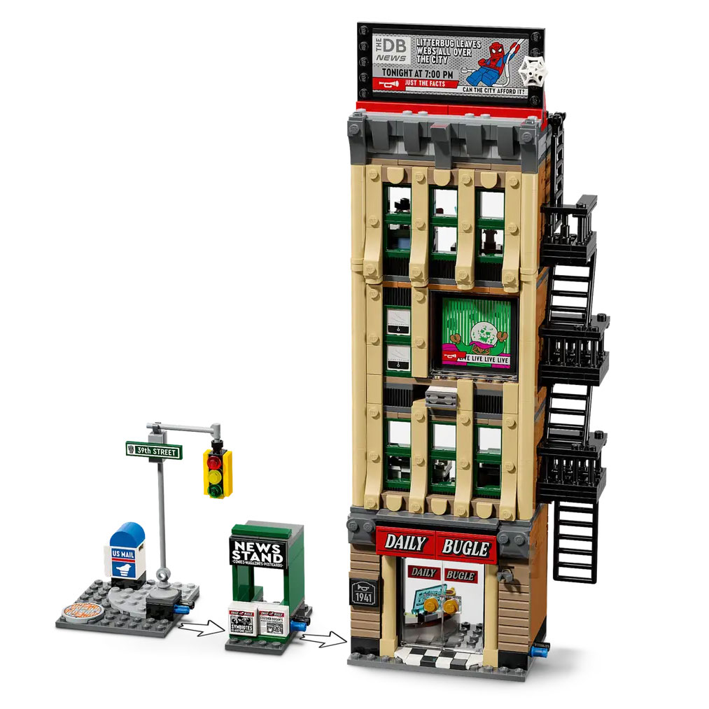 Lego Marvel Spider-Man Contra Mysterio: O Daily Bugle 76342 ( Imagem 4 de 4 ) - Preview