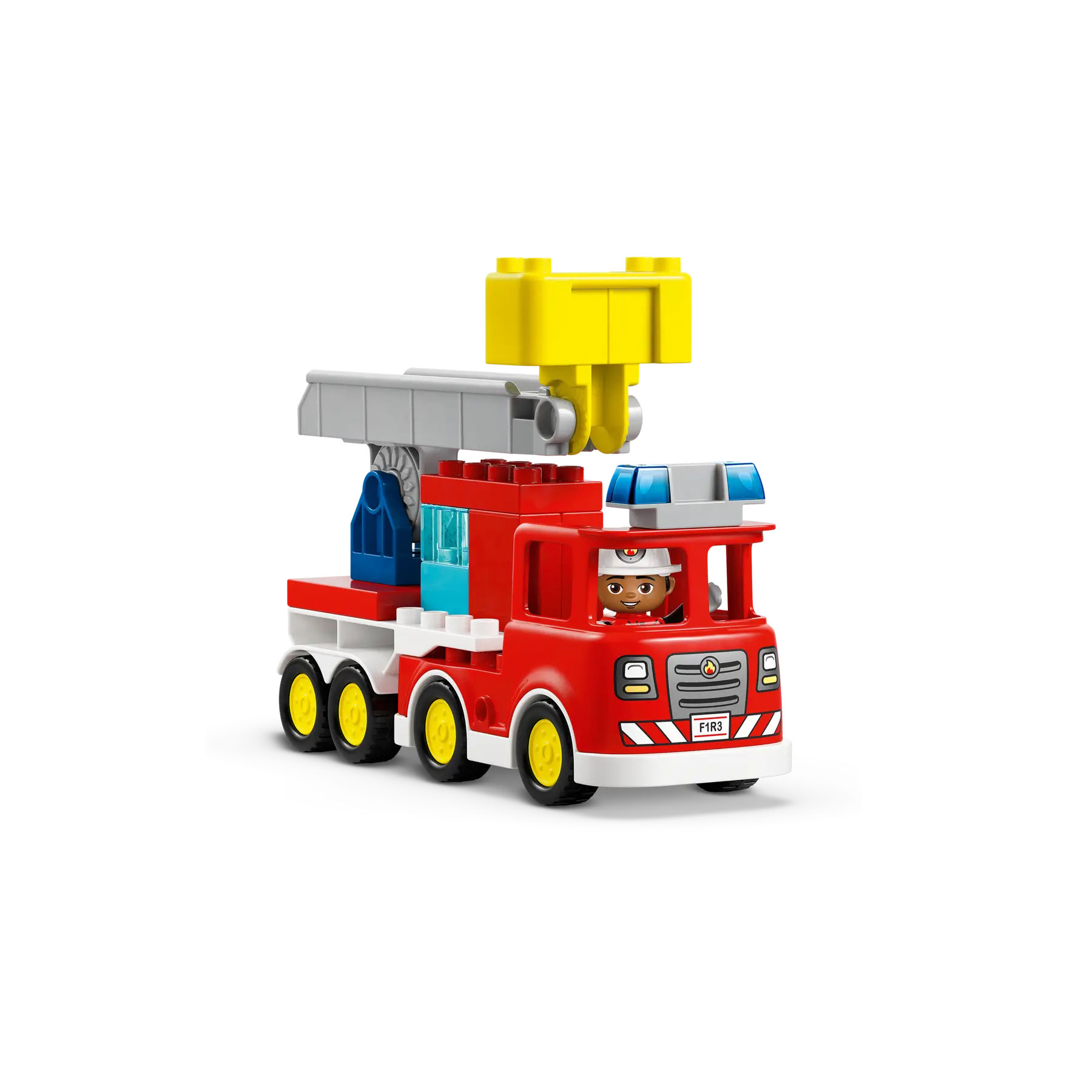 Lego Duplo Camião Dos Bombeiros Com Mangueira E Bombeiro 10473 ( Imagem 4 de 4 ) - Preview