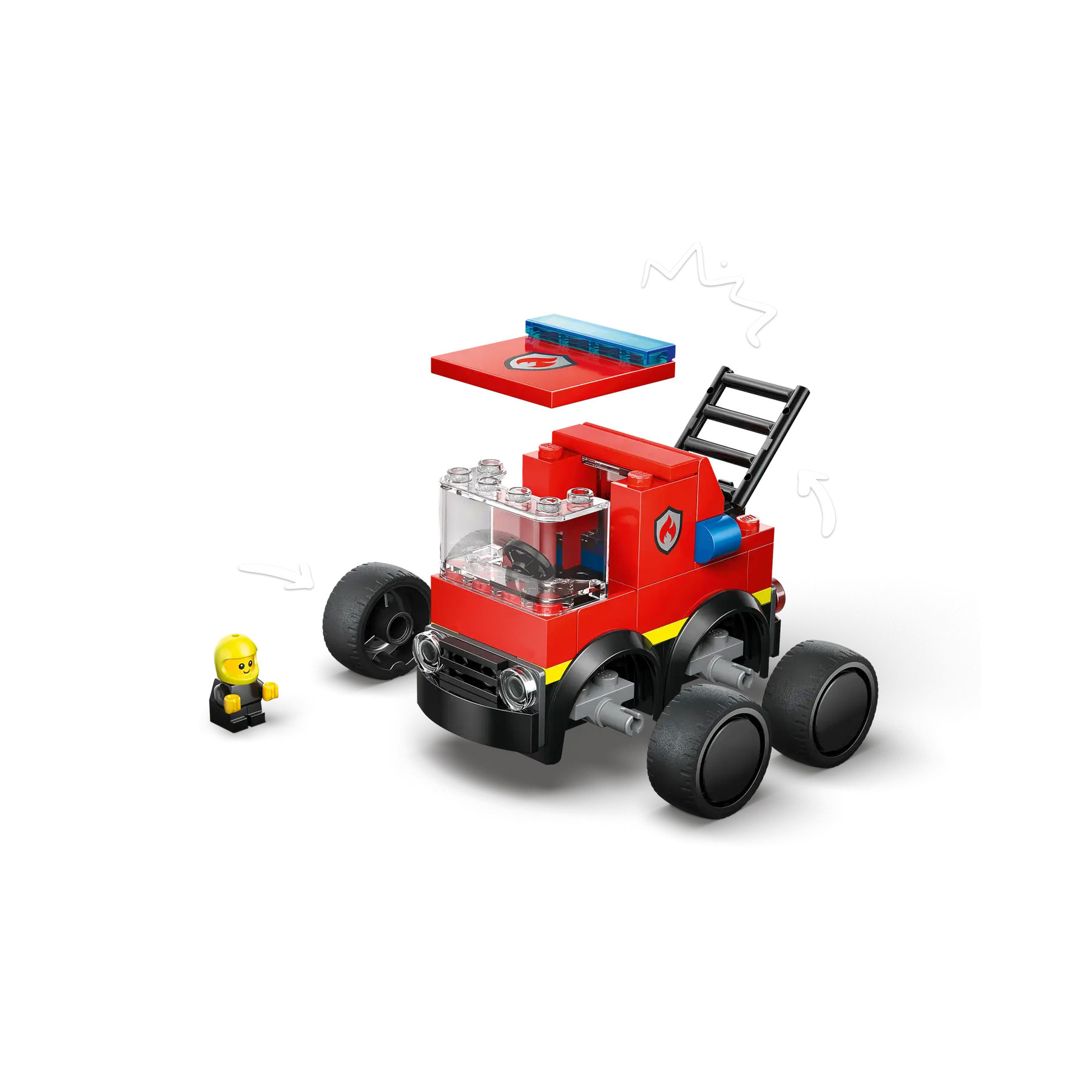 Lego City Veiculos - Camião Dos Bombeiros 60482 ( Imagem 3 de 4 ) - Preview